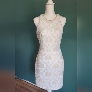 NWT White Badgley Mischka Dress